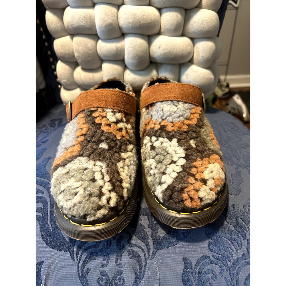 Dr Martens Isham Tan Grey Fabric Mules size 9/EU 41 - Picture 4 of 6